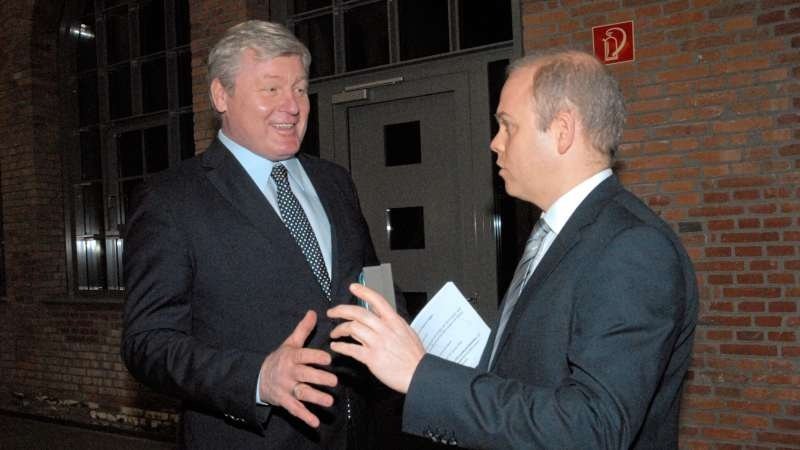 Bernd Althusmann im Gesprch mit Markus Silies
